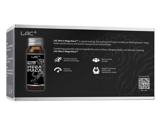 Mega Maca - Nước Uống Tăng Cường Sức Khỏe, Sinh Lực và Thể Trạng