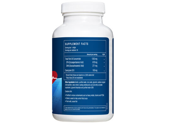 Viên Uống Bổ Sung Omega và Hỗ Trợ Tim Mạch Trimax Fish Oil + CoQ-10