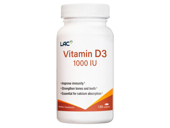 Viên Uống Bổ Sung Vitamin D3 1000 IU