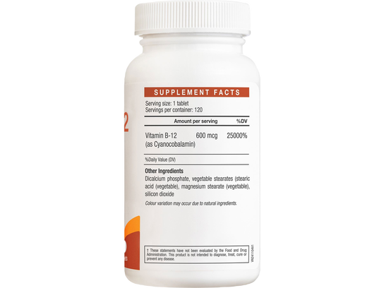 Viên Uống Bổ Sung Vitamin B-12 600mcg Timed-Release