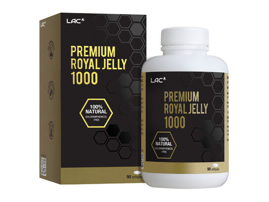 Viên Uống Sữa Ong Chúa Cao Cấp Premium Royal Jelly 1000mg