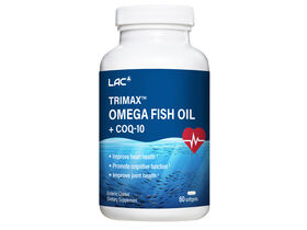 Viên Uống Bổ Sung Omega và Hỗ Trợ Tim Mạch Trimax Fish Oil + CoQ-10